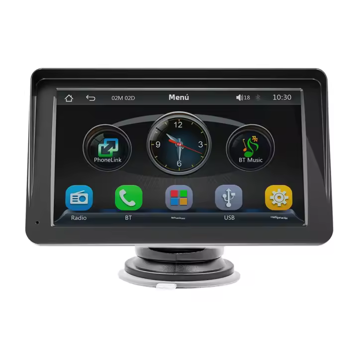 Radio De Coche B5300 7 Pulgadas Con CarPlay Y Android Auto Pantalla Táctil Multimedia Video USB AUX Para Cámara Trasera - 1