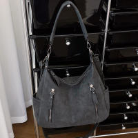 Bolso Lateral De Cuero Diseñador Para Mujer Bolso De Hombro Retro Capacidad Grande Bolso De Mano Casual Para Damas - details 22