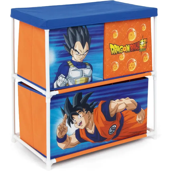 Arditex Estantería almacenaje 3 cajones Dragon Ball 53 x 30 x 60 cm Mobiliario Infantil - 1