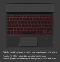 Teclado Bluetooth Plegable HUWEI Con Touchpad Y Iluminación Para IOS Android Windows iPad Tableta Teléfono Xiaomi Huawei - details 4