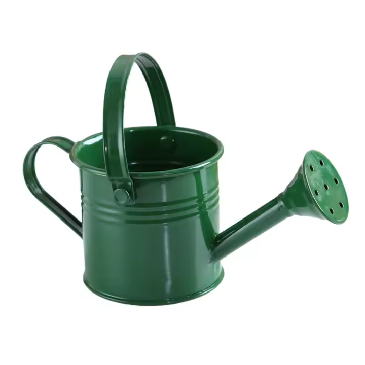 1PC Vaso De Riego De Metal Para Jardín Y Flores Pequeño Con Gran Capacidad Para Niños Y Adultos Para Rociar Plantas - 1