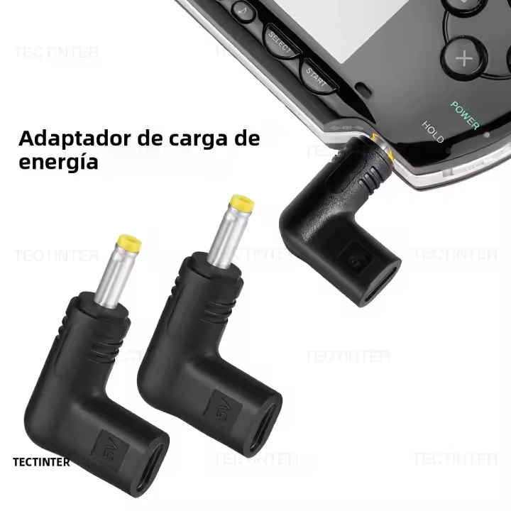 Adaptador De Carga Type-C a DC 5V Para Consola De Juegos PSP 1000/2000/3000 Con Jack DC Accesorios De Carga Compatible Con Sony - 1