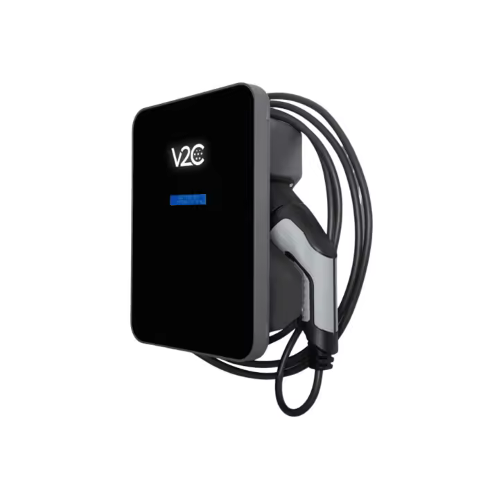V2C Trydan 7,4 kW | Cargador monofásico con cable Tipo 2 de 5 m + protecciones - 1