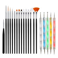 Set De Pinceles Para Uñas Profesionales Para Acrílico UV Gel Dibujando Puntos Manicura Arte De Uñas Herramientas De Accesorios De Maquillaje - details 3
