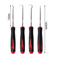 Juego De 4 Piezas Herramientas De Reparación De Sellado Para Vehículos Herramientas De Remoción De Sellado De Rosca Con Agujas Negras Y Rojas 16cm - details 6