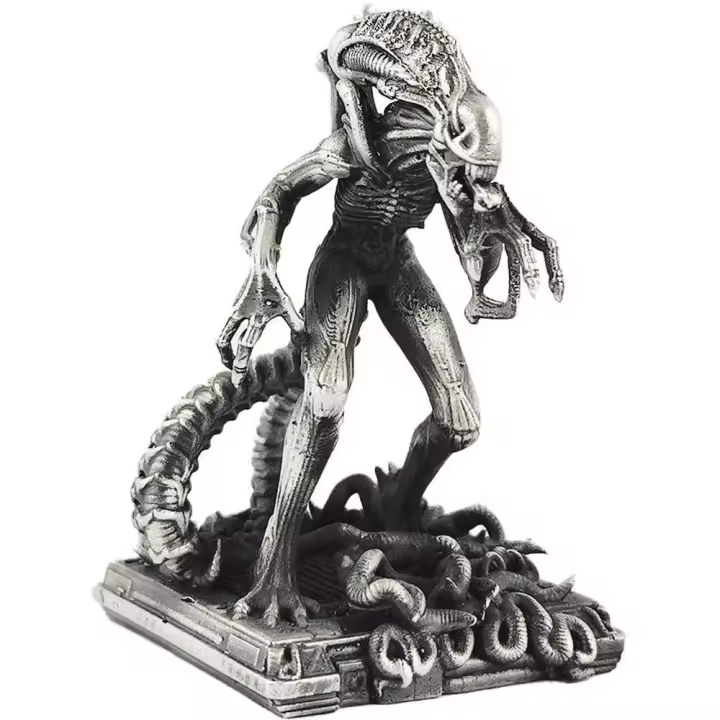 Alien Warrior 3 Oz Estatua Plata - 1