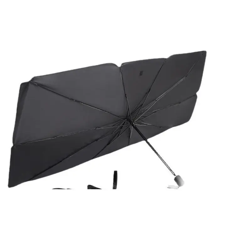 Sombrilla plegable del coche con los rayos ULTRAVIOLETA anti, Paraguas del coche para Mones, Sombrilla del paraguas del copche para la mayoría de los coches, SUV, truciles - 1