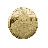 Moneda De Plata Y Oro En Forma De Pirámide Griega Antigua Regalo De Navidad Dedicado a La Diosa Solar Egiptia Yanhou Medalla Commemorative Lucky - details 0