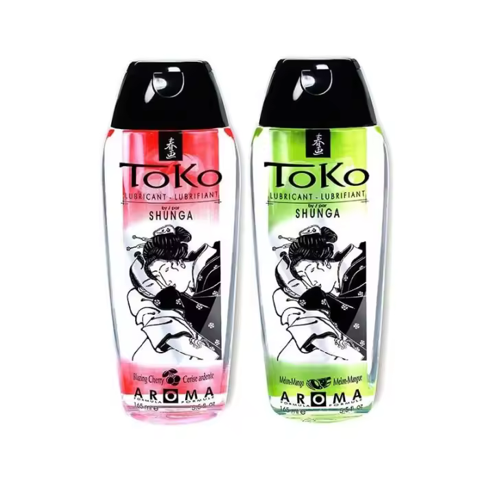 INCIENSOSHOP - Pack 2 unidades de lubricante de Cereza con Melon y Mango TOKO de SHUNGA en unidades de 165ml - 1