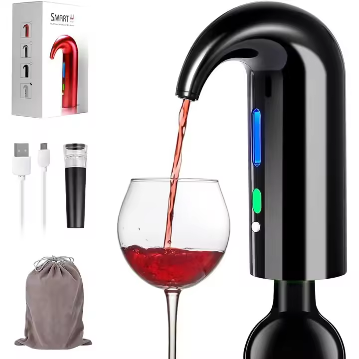 Decantador de vino Eléctrico, decantador de vino Automático, Bomba decantadora De Vino Con Boquilla - 1