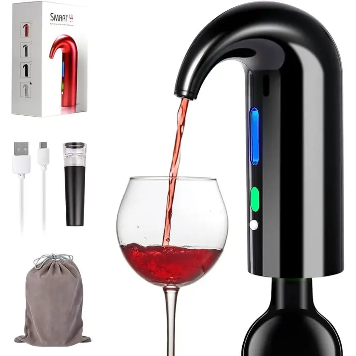 Decantador de vino Eléctrico, decantador de vino Automático, Bomba decantadora De Vino Con Boquilla - 1