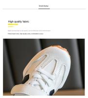 Zapatos Para Niños Y Niñas Transpirables De Cuero PU Tenis Planos Para Bebés En Colores Rosa/Negro/Ceniza Tallas 21-36 - details 8