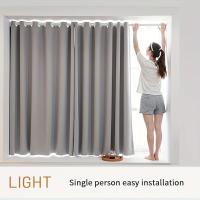 2pcs Cortinas Oscurecedoras Modernas 100% Con Acabado En Capa Para Dormitorio Sala De Estar Comedor Decoración De Hogar - details 4