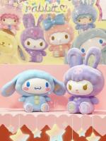 Caja Sorpresa De Muñecos Sanrio Little Rabbit Serie Decoración De Escritorio Para Niñas Cinnamoroll Kuromi Melody Figura Hecha a Mano Regalo - details 2
