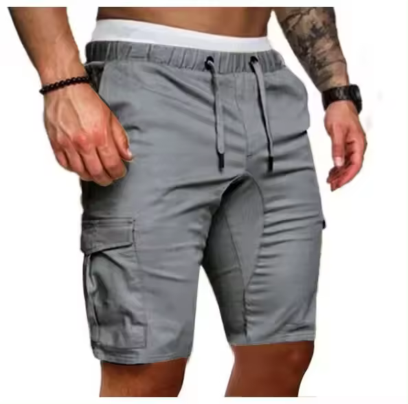 Shorts Casuales Para Diario Viaje Pantalones De Hombre Estilo Regular Cintura Media Polyester Primavera Verano Con Bolsillos - 1