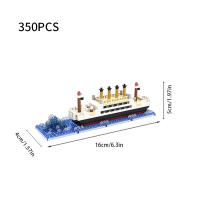 Juguete De Construcción De Partículas Micro Titanic Barco Crucero Puzzle Para Niños Modelo Grande De Barco Unisex Sin Batería - details 5