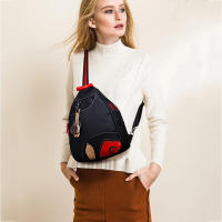 Mochila de nailon impermeable para mujer, bolso de hombro, bolso de equipaje de viaje de ocio, bolso cruzado al aire libre, bolso escolar para estudiantes - details 2