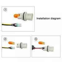 2pcs Lámparas LED Error Free Para Espejo Inferior VW Golf 5 MK5 Variante R32 GTI MK5 EOS Sharan 03-10 OEM#3C0945291 Luz De Puerta De Coche T10 12V 3W - details 0