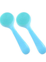 Limpieza Facial Con Cepillo Exfoliante De Pelo Suave 3pcs Manija De Acrílico Cepillo De Limpieza Facial Para Cuidado De La Piel - details 4