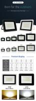 Lámpara De Inundación LED De Alta Brillo AC220V 30W 50W 100W Impermeable IP68 Para Exterior Iluminación De Jardín Y Calle - details 0