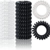 10/20/30Pcs Elásticos De Cabello En Espiral Grande 30mm Bobinas De Cabello Fuerte Sujeción Sin Rastro Resistente Al Agua Para Niñas Accesorio De Moda Para Todas Las Estaciones - details 0