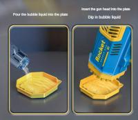 Pistola De Burbujas Eléctrica Portátil Para Niños Con Luz Interacción Parental Sin Batería 40 Agujeros Juguete De Agua - details 4