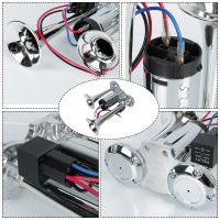 Bocina De Coche Universal 110db 24V 12V Bocina De Tono Dual Compresor De Trumpet Accesorios Para Autotruck Motocicleta Barco Remolque Camión - details 5