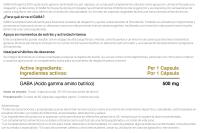 PERFECT NUTRITION - GABA *60 V-Caps* Complemento pensado para favorecer la relajación y ayudar a desconectar al final del día, apoyando un descanso nocturno más profundo y una mejor sensación de calma. - details 1