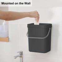 Pequeño Cenicero De Plástico Con Tapa Para Cocina Y Baño Recipiente De Basura Ecológico Montable Sobre El Fregadero Para Desperdicios Alimentarios - details 2