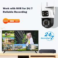 Cámara De Seguridad Exterior Hiseeu 4K 8MP Dual Lens Wifi Con Zoom Digital 4X Detecta Humanos ONVIF PTZ IP Cámara Wireless Para Interior Y Exterior - details 14