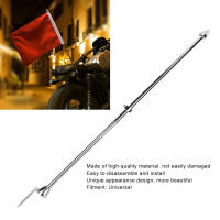 Palo De Bandera De Motocicleta Universal Acero Inoxidable Accesorio De Montaje En Maletero Trasero Para Auto Y Motocicleta - details 0
