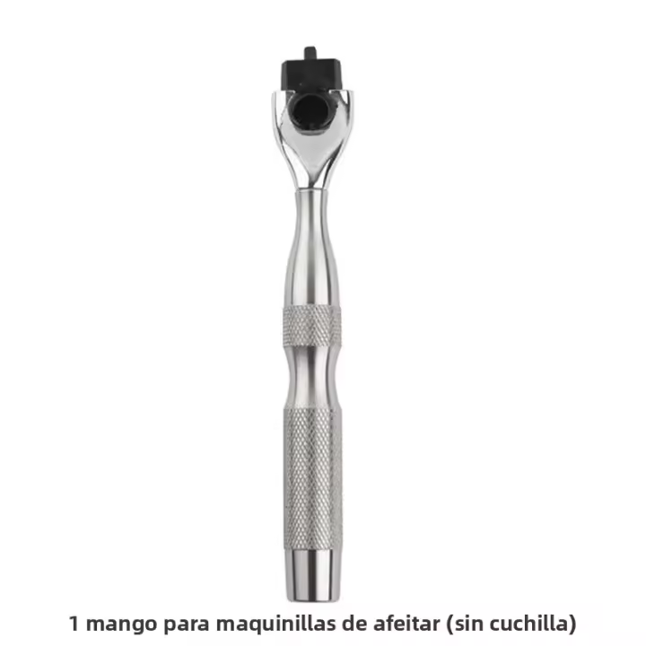 Nueva Mango De Afeitar De Acero Inoxidable 304 Para Hombres Cuchilla De Seguridad Manual Sin Hojas Porta Cuchilla De Afeitar Cartridge - 1