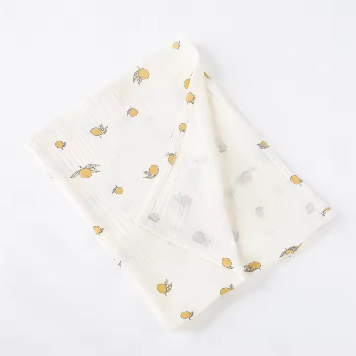 Mull De Bebé 80X65cm Toalla De Envolverse En Algodón Para Recién Nacidos Fundas De Sillín Accesorios Infantiles Cubierta De Siesta Cuatro Estaciones Unisex - 1