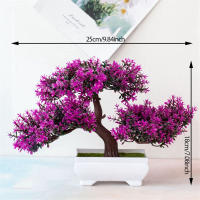 Arbusto Artificial De Bonsái Pequeño Con Flores Ornamento De Maceta Planta Falsa Para Decoración De Habitaciones Hoteles Y Salones Jardín - details 11