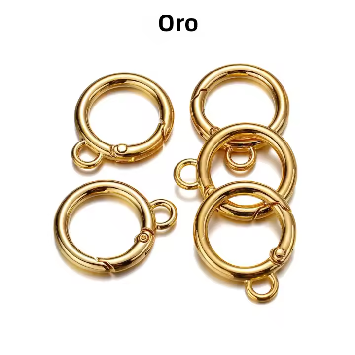 5Pcs/Lot Aleación De Zinc Anillo O Clavija De Resorte Abreable Hebilla De Conector Para Bolsos Y Joyería DIY Herramienta De Metal - 1