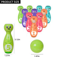 Juego De Bowling Para Bebés Juguetes Educativos Para Niños Y Niñas Juego De Aprendizaje De Números Deportes Al Aire Libre Interacciones Para Niños Regalo - details 3