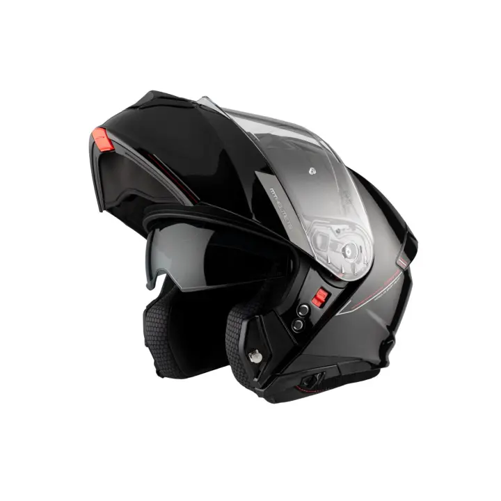 MT Helmets - Casco De Moto Modular Génesis SV S - Versatilidad y Tecnología - 1
