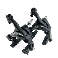 RACEWORK Calipero De Bicicleta De Carretera Doble Punto De Rotación Aluminio Lado Pull Freno Para Rueda De 700C Paquete Con Pastillas De Freno - details 1
