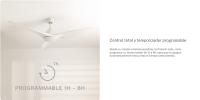 CREATE - Ventilador de Techo 90W Silencioso XL Ø163 cm - 3 velocidades - Sin WiFi - WIND SAIL - details 2
