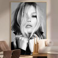 Pegatinas De Pared Kate Moss Vintage Posters Papel Adhesivo Blanco Calidad HD Decoración Moderna Retro Y Nostálgica Para Hogar Oficina Café - details 7