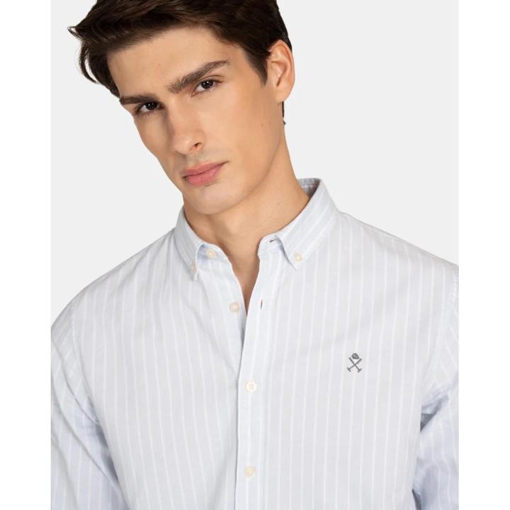 Striped oxford shirt - harper & neyer