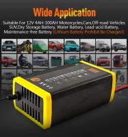Cargador De Batería De Coche 12V 10A Pulso Con Pantalla LCD Reparación Inteligente Y Rápida Dispositivo De Carga Para Baterías De Coche Y Motocicleta Accesorio De Vehículo - details 15