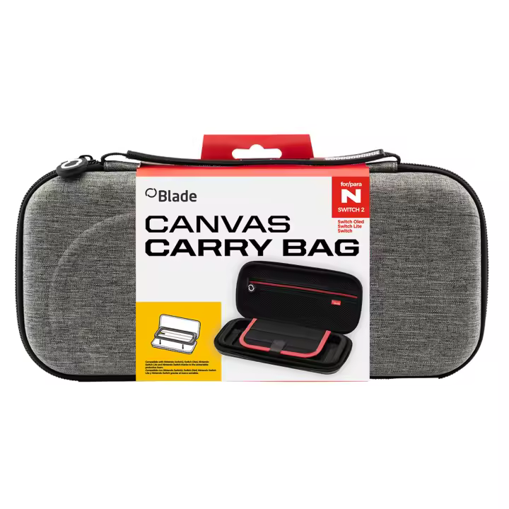 Bolsa de transporte Canvas Carry Bag para Nintedo Sitch 2, Switch OLED y Nintendo Switch (Edición española) - 1