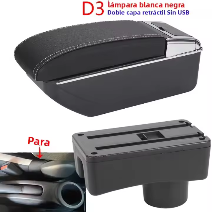 Caja De Reposabrazos Para Toyota Aygo X Accesorios De Interior PU Cuero / Plástico ABS Caja De Almacenamiento Retrofits - 1