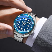 Reloj De Cuarzo Para Hombre QINGXIYA Diseño De Moda Acero Inoxidable Impermeable Con Manos Luminosas Y Calendario Completo - details 10