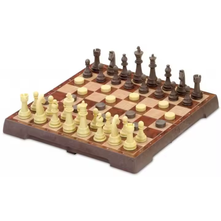 Juego de Ajedrez y Damas Magnético grande Cayro - 1