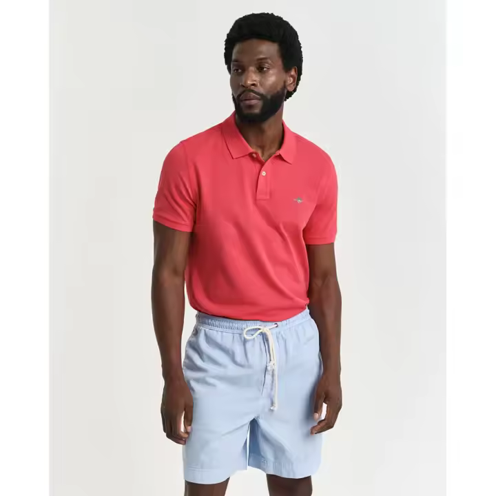 Gant Polo De Manga Corta 2210 Rojo - 1
