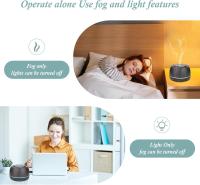 300ml difusor de aceite esencial, TAIGUSAT Aroma difusor humidificador de niebla de aire, nebulizador de aroma eléctrico con 14 luces de Color LED y cable USB C - details 1