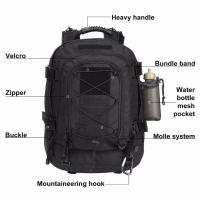 Mochila Grande Para Hombres Mochila Militar Táctica De Viaje Para Trabajo Camping Caza Senderismo Material De Nylon Unisex - details 2