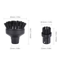Juego De 5 Piezas De Cepillos Redondos Para Limpieza Con Vapor Accesorios Y Repuestos Para Karcher Kit De Fijaciones De Cabezales De Limpieza - details 14
